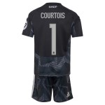 Günstige Fußballtrikots Real Madrid Courtois 1 Torwart Kinder Heimtrikot 2026-27 Kurzarm