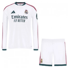 Günstige Fußballtrikots Real Madrid Kinder Heimtrikot 2026-27 Langarm