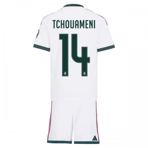 Günstige Fußballtrikots Real Madrid Tchouameni 14 Kinder Heimtrikot 2026-27 Kurzarm Günstige Fußballtrikots Real Madrid Tchouameni 14 Kinder Heimtrikot 2026-27 Kurzarm