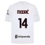 Günstige Fußballtrikots AC Mailand Modrić 14 Auswärtstrikot 2026-27 Kurzarm