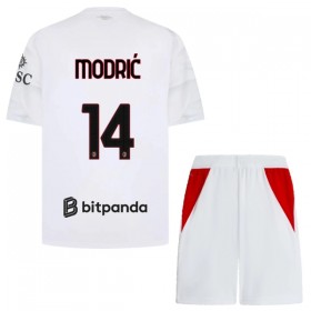 Günstige Fußballtrikots AC Mailand Modrić 14 Kinder Auswärtstrikot 2026-27 Kurzarm