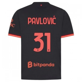 Günstige Fußballtrikots AC Mailand Pavlovic 31 3rd trikot 2026-27 Kurzarm