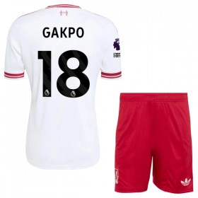 Günstige Fußballtrikots Liverpool Gakpo 18 Kinder Auswärtstrikot 2026-27 Kurzarm
