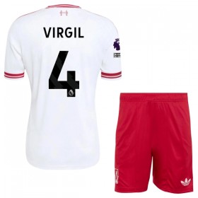 Günstige Fußballtrikots Liverpool Virgil 4 Kinder Auswärtstrikot 2026-27 Kurzarm