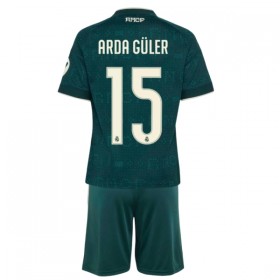 Günstige Fußballtrikots Real Madrid Arda Guler 15 Kinder Auswärtstrikot 2026-27 Kurzarm