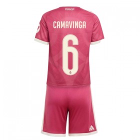 Günstige Fußballtrikots Real Madrid Camavinga 6 Kinder 3rd trikot 2026-27 Kurzarm