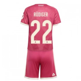 Günstige Fußballtrikots Real Madrid Rudiger 22 Kinder 3rd trikot 2026-27 Kurzarm