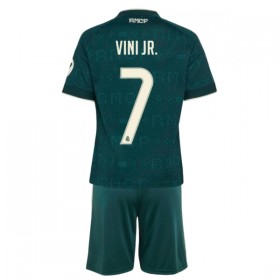 Günstige Fußballtrikots Real Madrid Vini JR. 7 Kinder Auswärtstrikot 2026-27 Kurzarm