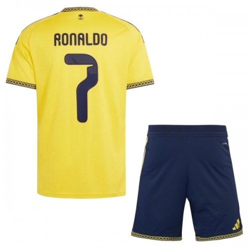Günstige Fußballtrikots Al Nassr Ronaldo 7 Kinder Heimtrikot 2026-27 Kurzarm Günstige Fußballtrikots Al Nassr Ronaldo 7 Kinder Heimtrikot 2026-27 Kurzarm