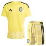 Günstige Fußballtrikots Aston Villa Torwart Kinder Heimtrikot 2026-27 Kurzarm