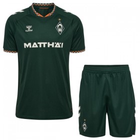 Günstige Fußballtrikots Werder Bremen Kinder Auswärtstrikot 2026-27 Kurzarm
