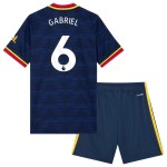 Günstige Fußballtrikots Arsenal Gabriel 6 Kinder Auswärtstrikot 2026-27 Kurzarm