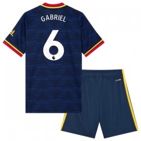 Günstige Fußballtrikots Arsenal Gabriel 6 Kinder Auswärtstrikot 2026-27 Kurzarm