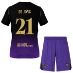 Günstige Fußballtrikots FC Barcelona Frenkie de Jong 21 Kinder Auswärtstrikot 2026-27 Kurzarm