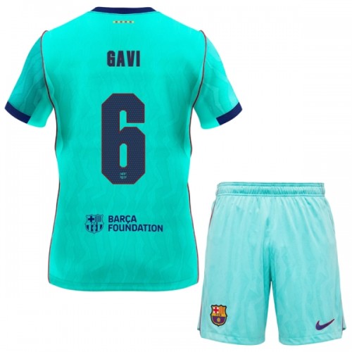 Günstige Fußballtrikots FC Barcelona Gavi 6 Kinder 3rd trikot 2026-27 Kurzarm Günstige Fußballtrikots FC Barcelona Gavi 6 Kinder 3rd trikot 2026-27 Kurzarm