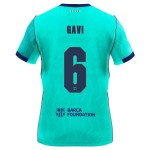 Günstige Fußballtrikots FC Barcelona Gavi 6 Kinder 3rd trikot 2026-27 Kurzarm