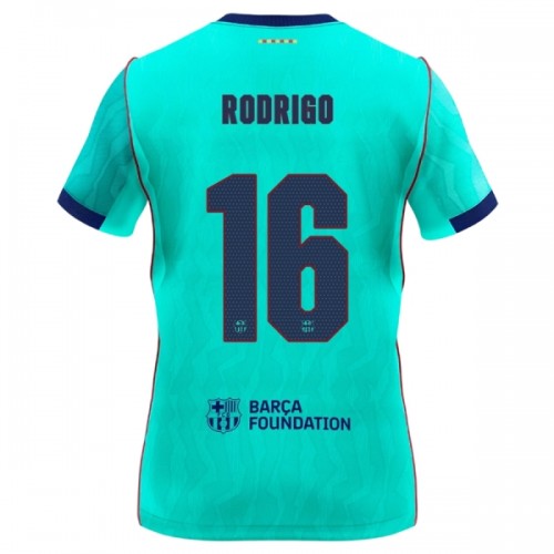 Günstige Fußballtrikots FC Barcelona Rodrigo 16 3rd trikot 2026-27 Kurzarm Günstige Fußballtrikots FC Barcelona Rodrigo 16 3rd trikot 2026-27 Kurzarm