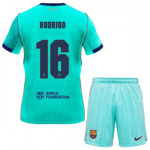 Günstige Fußballtrikots FC Barcelona Rodrigo 16 Kinder 3rd trikot 2026-27 Kurzarm Günstige Fußballtrikots FC Barcelona Rodrigo 16 Kinder 3rd trikot 2026-27 Kurzarm