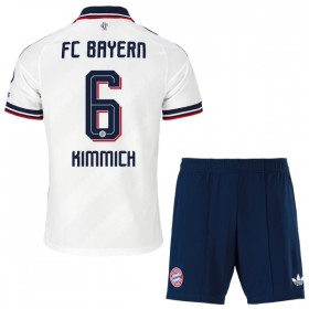 Günstige Fußballtrikots FC Bayern München Kimmich 6 Kinder Auswärtstrikot 2026-27 Kurzarm