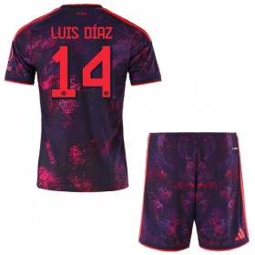 Günstige Fußballtrikots FC Bayern München Luis Diaz 14 Kinder 3rd trikot 2026-27 Kurzarm
