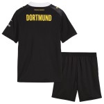 Günstige Fußballtrikots Borussia Dortmund Kinder Auswärtstrikot 2026-27 Kurzarm