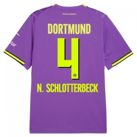 Günstige Fußballtrikots Borussia Dortmund N. Schlotterbeck 4 3rd trikot 2026-27 Kurzarm