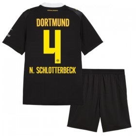 Günstige Fußballtrikots Borussia Dortmund N. Schlotterbeck 4 Kinder Auswärtstrikot 2026-27 Kurzarm