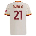 Günstige Fußballtrikots AS Roma Dybala 21 Auswärtstrikot 2026-27 Kurzarm
