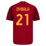 Günstige Fußballtrikots AS Roma Dybala 21 Heimtrikot 2026-27 Kurzarm