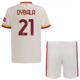 Günstige Fußballtrikots AS Roma Dybala 21 Kinder Auswärtstrikot 2026-27 Kurzarm