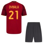 Günstige Fußballtrikots AS Roma Dybala 21 Kinder Heimtrikot 2026-27 Kurzarm