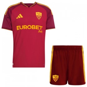 Günstige Fußballtrikots AS Roma Kinder Heimtrikot 2026-27 Kurzarm