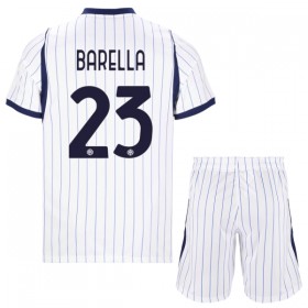 Günstige Fußballtrikots Inter Mailand Barella 23 Kinder Auswärtstrikot 2026-27 Kurzarm