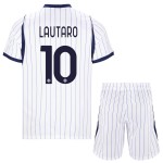Günstige Fußballtrikots Inter Mailand Lautaro 10 Kinder Auswärtstrikot 2026-27 Kurzarm