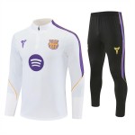 Barcelona Training Sweatshirts Viertelreißverschluss 2026-27 Weiße