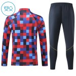 Kinder Barcelona Training Sweatshirts Viertelreißverschluss 2026-27 Rote
