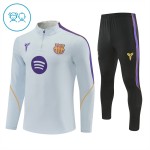 Kinder Barcelona Training Sweatshirts Viertelreißverschluss 2026-27 Weiße