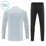 Kinder Barcelona Training Sweatshirts Viertelreißverschluss 2026-27 Weiße