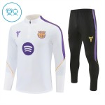 Kinder Barcelona Training Sweatshirts Viertelreißverschluss 2026-27 Weiße