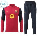 Kinder FC Barcelona Training Sweatshirts Viertelreißverschluss 2026-27 Rote