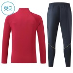 Kinder FC Barcelona Training Sweatshirts Viertelreißverschluss 2026-27 Rote