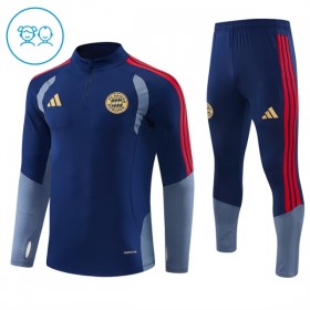 Kinder FC Bayern München Training Sweatshirts Viertelreißverschluss 2026-27 Blaue