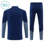 Kinder FC Bayern München Training Sweatshirts Viertelreißverschluss 2026-27 Blaue