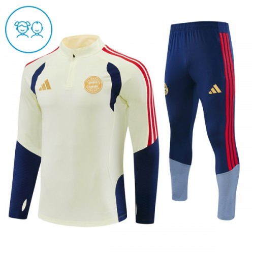 Kinder FC Bayern München Training Sweatshirts Viertelreißverschluss 2026-27 Weiße Kinder FC Bayern München Training Sweatshirts Viertelreißverschluss 2026-27 Weiße