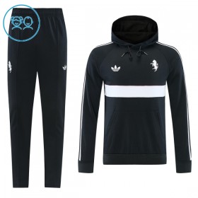 Kinder Juventus Hoodie Training Sweatshirts 2026-27 Schwarze
