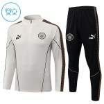 Kinder Manchester City Training Sweatshirts Viertelreißverschluss 2026-27 Graue