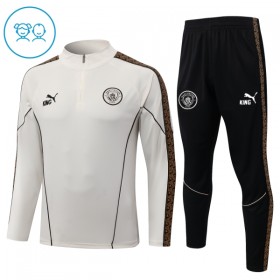Kinder Manchester City Training Sweatshirts Viertelreißverschluss 2026-27 Graue