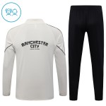 Kinder Manchester City Training Sweatshirts Viertelreißverschluss 2026-27 Graue