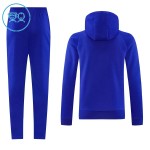 Kinder Manchester United Hoodie Training Sweatshirts 2026-27 Blaue