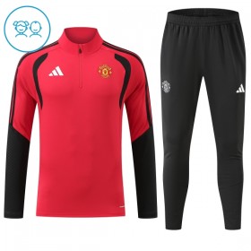 Kinder Manchester United Training Sweatshirts Viertelreißverschluss 2026-27 Rote